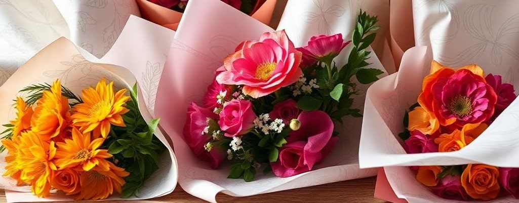 Как да изберете правилната опаковъчна хартия за букети