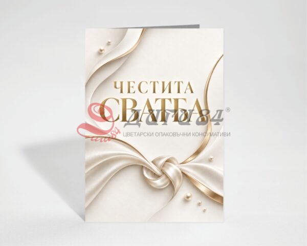 Картичка с пожелание - Сватба