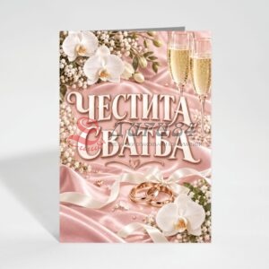 Картичка с пожелание - Сватба
