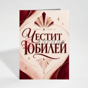 Картичка с пожелание - Юбилей