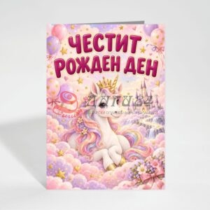 Картичка с пожелание - Рожден ден