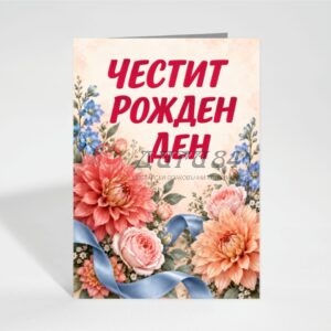 Картичка с пожелание - Рожден ден