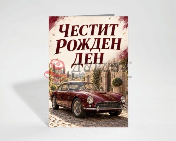 Картичка с пожелание - Рожден ден