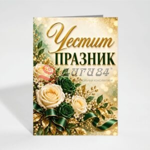 Картичка с пожелание - Честит празник
