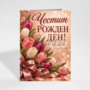 Картичка с пожелание - Рожден ден