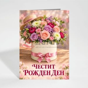 Картичка с пожелание - Рожден ден
