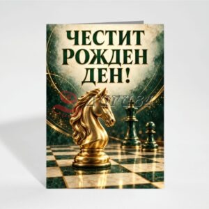 Картичка с пожелание - Рожден ден