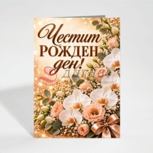 Картичка с пожелание - Рожден ден