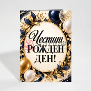 Картичка с пожелание - Рожден ден